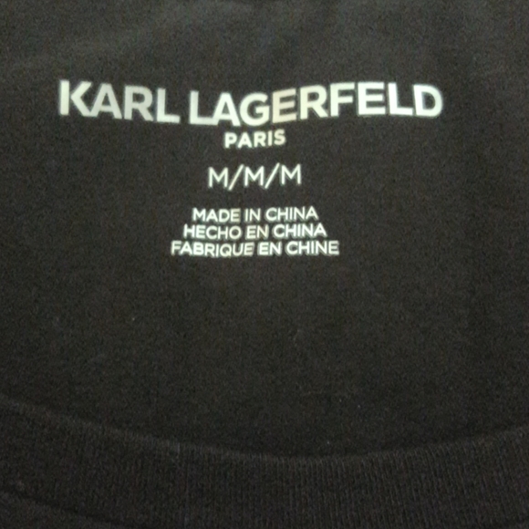 Karl Lagerfeld NWT Crossword Tee - Picture 7 of 9